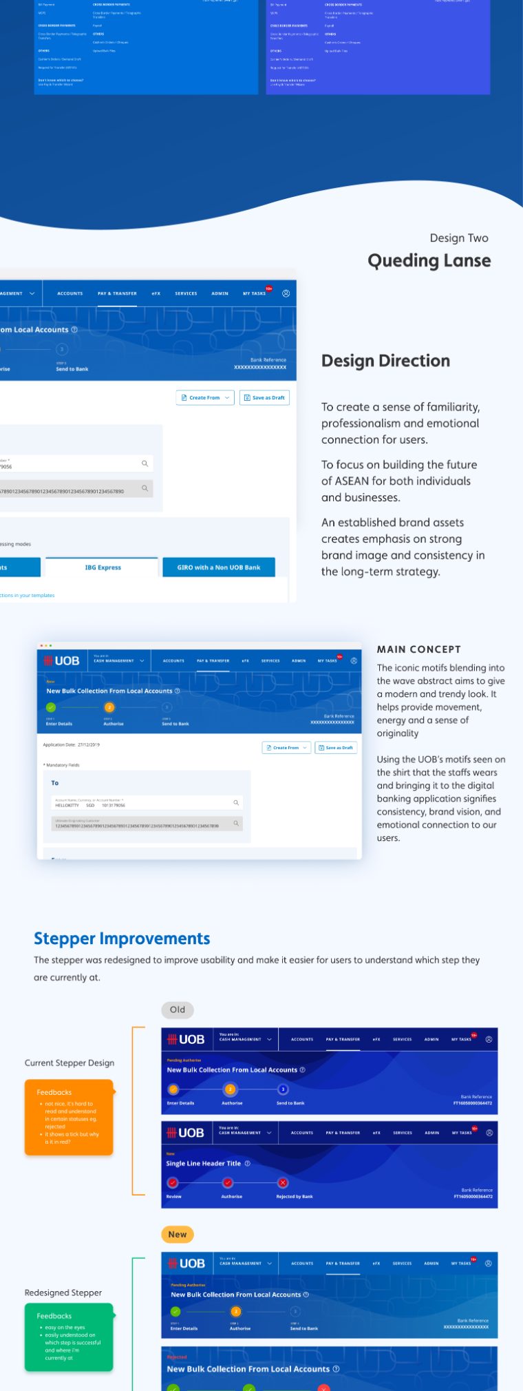 Presentation deck: dark and light dashboard explorations